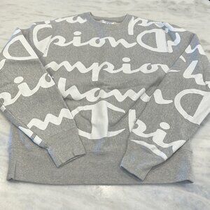 Champion Reverse Weave All Over Pattern Pullover